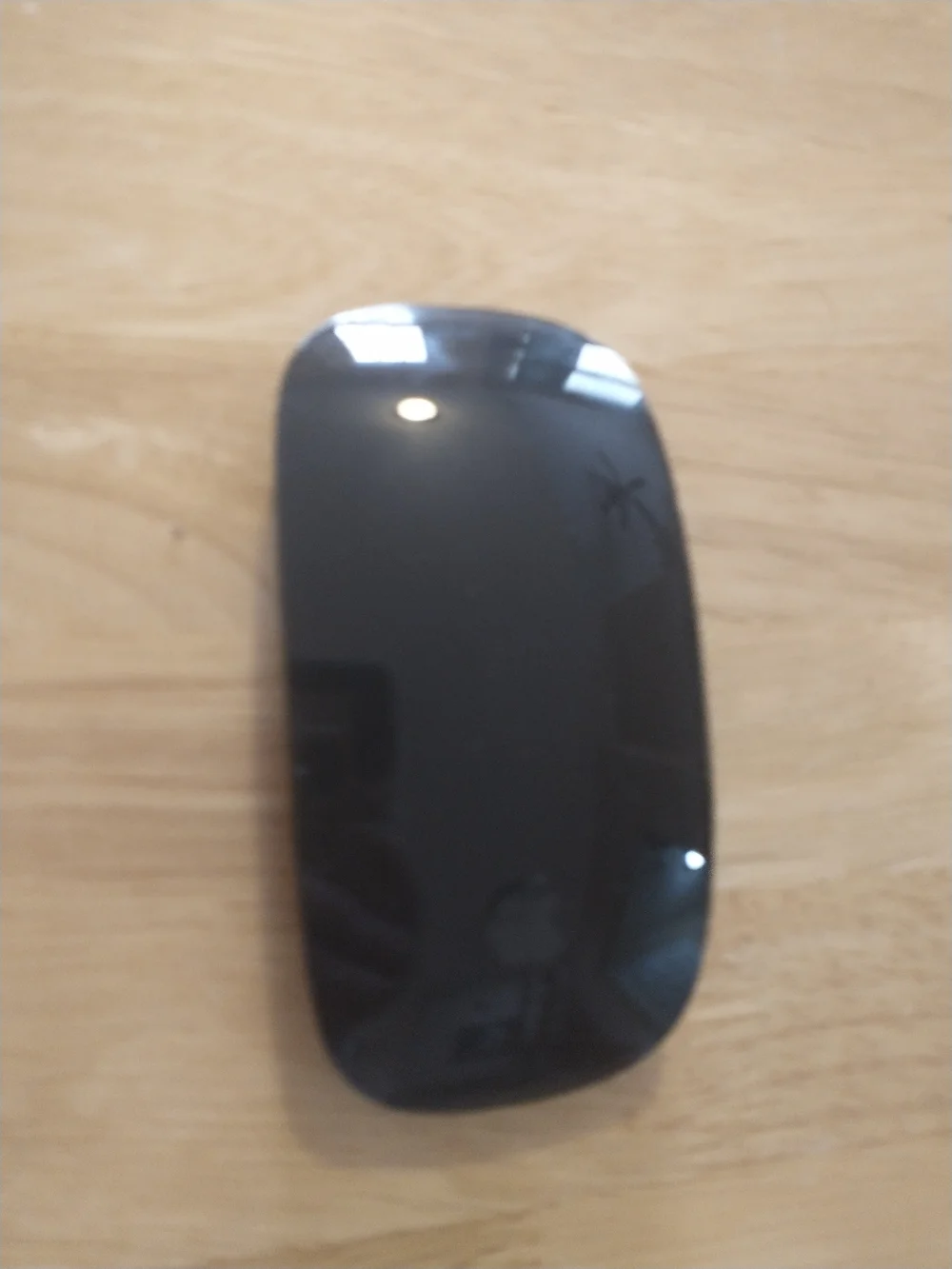 Non Working Apple Black Glossy Wireless Mouse